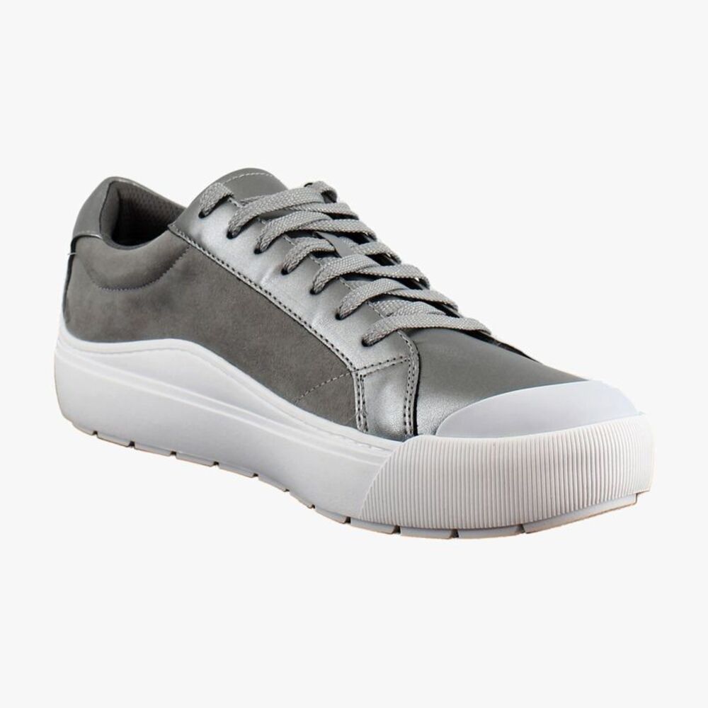 Dr. Scholl's Time Off Pewter Metallic Pearls